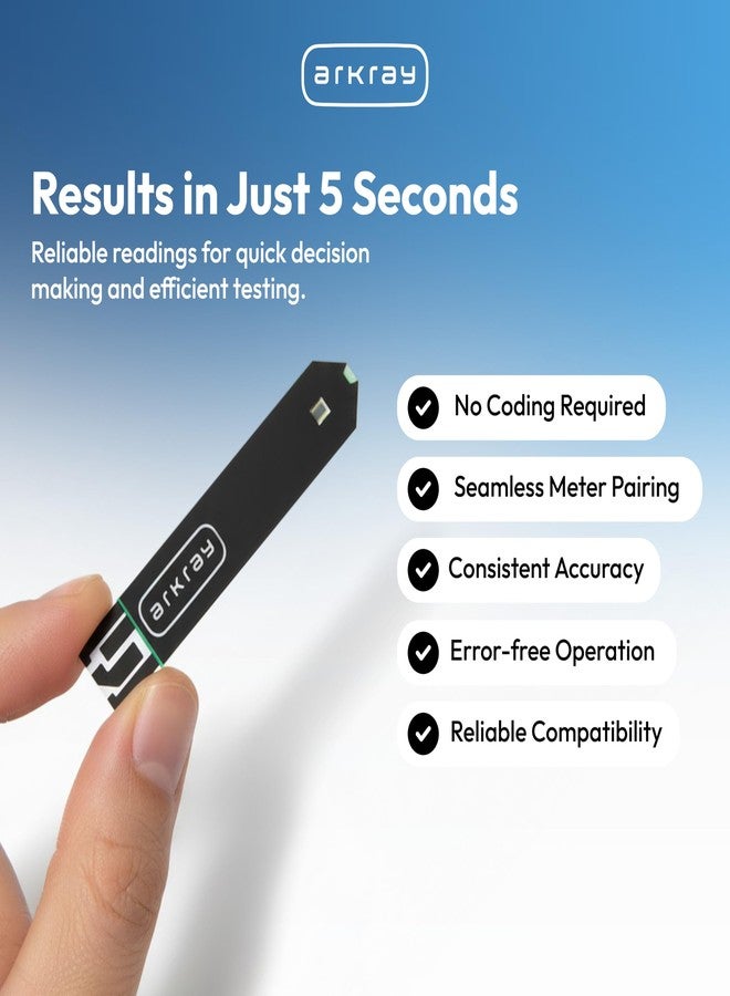 arkray Assure Prism Multi Blood Glucose Test Strips – 0.5 Microliter Sample Size, Accurate & Fast 5-Second Results, Compatible with Assure Prism Multi Glucose Monitoring System, 50 Count - Image 2